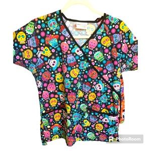 Halloween Scrub Top